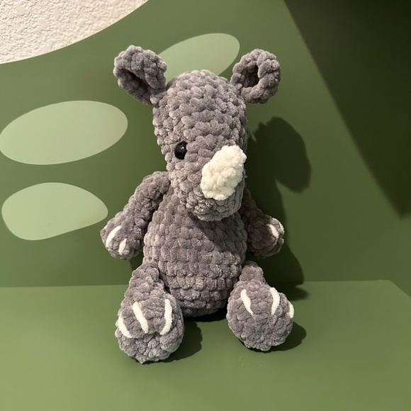 Crochet Rhino Plushie